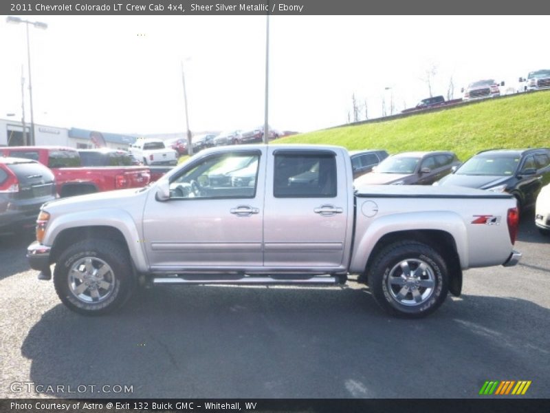 Sheer Silver Metallic / Ebony 2011 Chevrolet Colorado LT Crew Cab 4x4