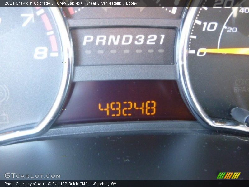 Sheer Silver Metallic / Ebony 2011 Chevrolet Colorado LT Crew Cab 4x4