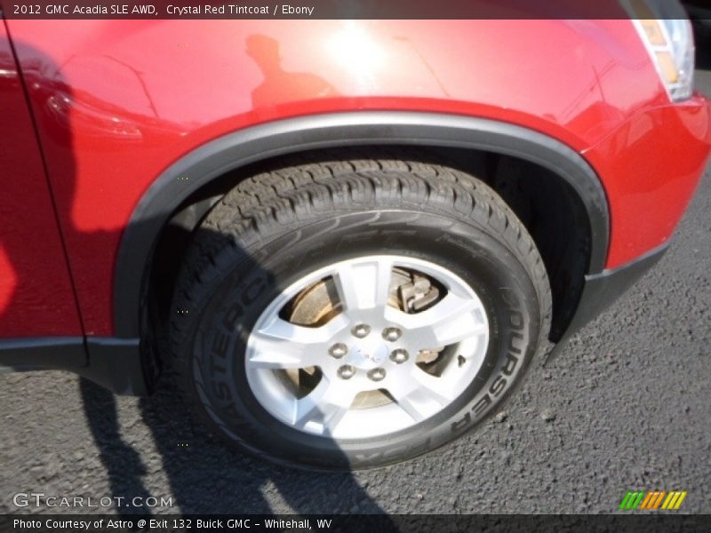 Crystal Red Tintcoat / Ebony 2012 GMC Acadia SLE AWD