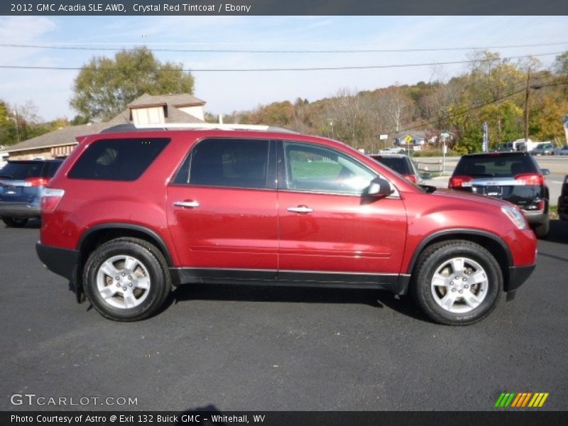 Crystal Red Tintcoat / Ebony 2012 GMC Acadia SLE AWD
