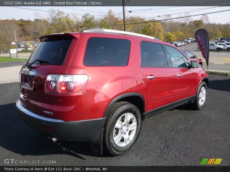 Crystal Red Tintcoat / Ebony 2012 GMC Acadia SLE AWD
