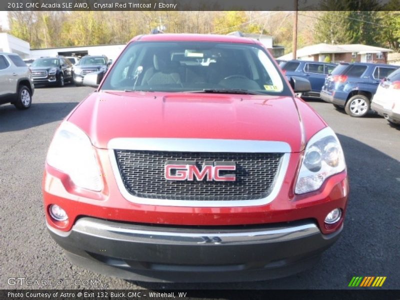 Crystal Red Tintcoat / Ebony 2012 GMC Acadia SLE AWD