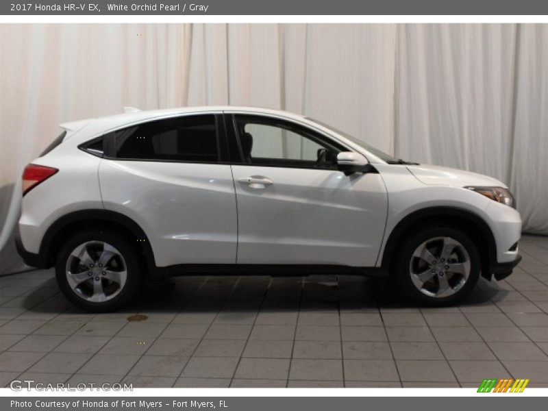 White Orchid Pearl / Gray 2017 Honda HR-V EX