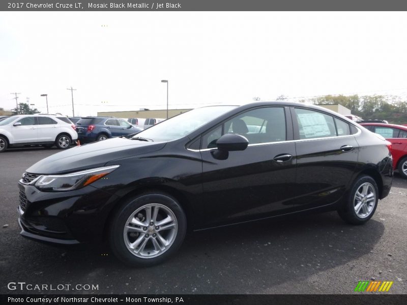 Mosaic Black Metallic / Jet Black 2017 Chevrolet Cruze LT