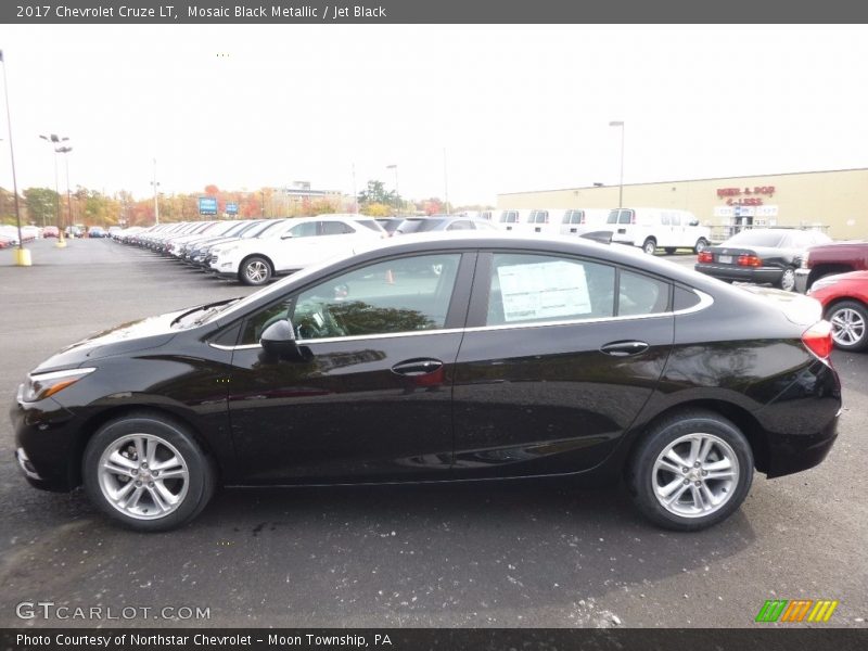 Mosaic Black Metallic / Jet Black 2017 Chevrolet Cruze LT
