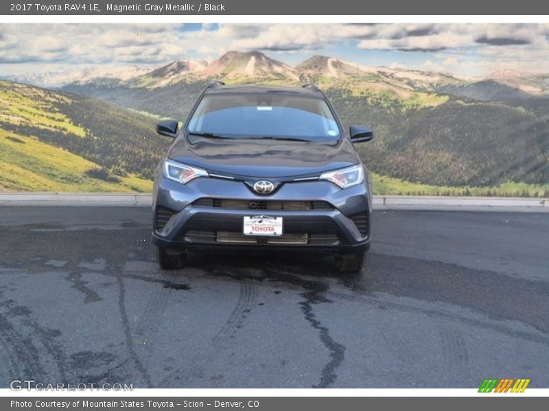 Magnetic Gray Metallic / Black 2017 Toyota RAV4 LE