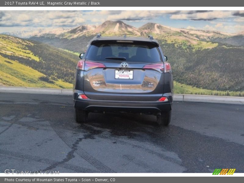 Magnetic Gray Metallic / Black 2017 Toyota RAV4 LE