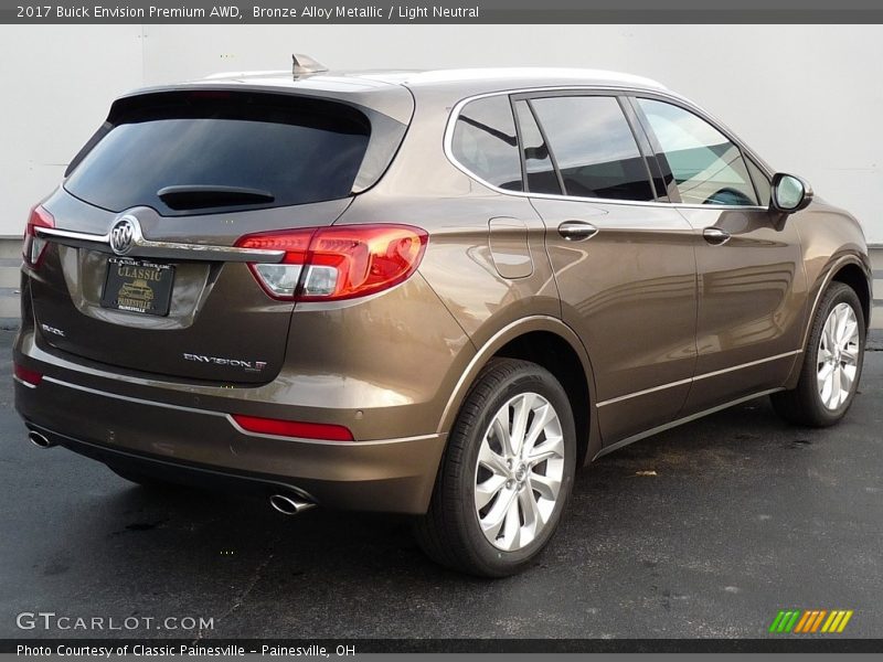 Bronze Alloy Metallic / Light Neutral 2017 Buick Envision Premium AWD