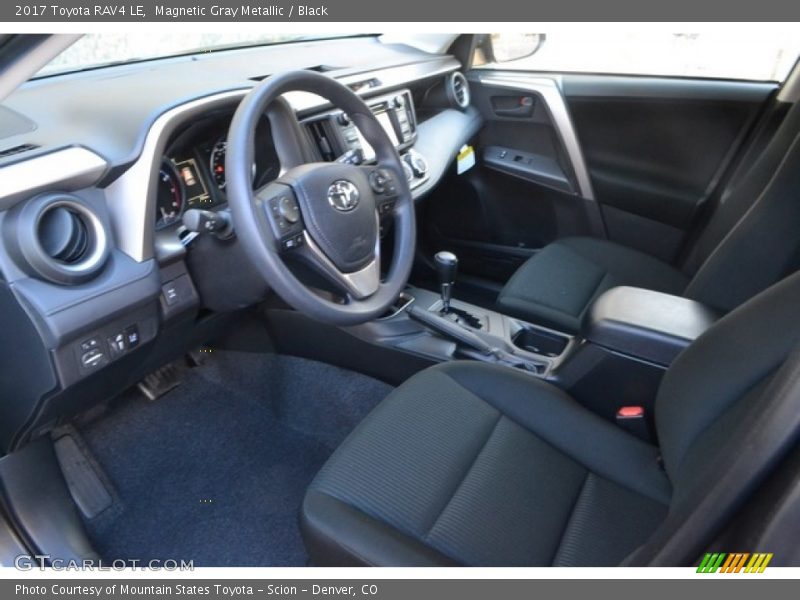Magnetic Gray Metallic / Black 2017 Toyota RAV4 LE
