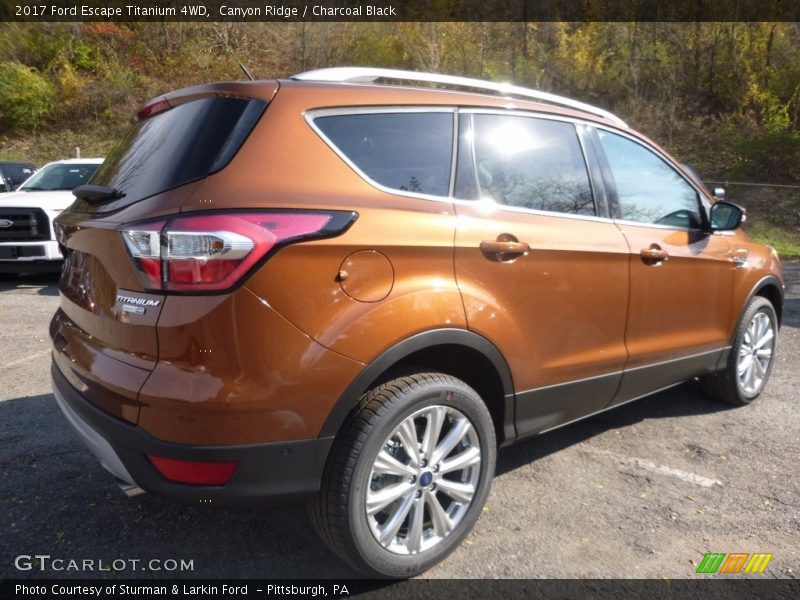 Canyon Ridge / Charcoal Black 2017 Ford Escape Titanium 4WD