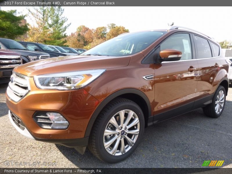 Canyon Ridge / Charcoal Black 2017 Ford Escape Titanium 4WD
