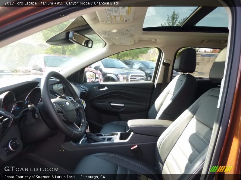 Canyon Ridge / Charcoal Black 2017 Ford Escape Titanium 4WD