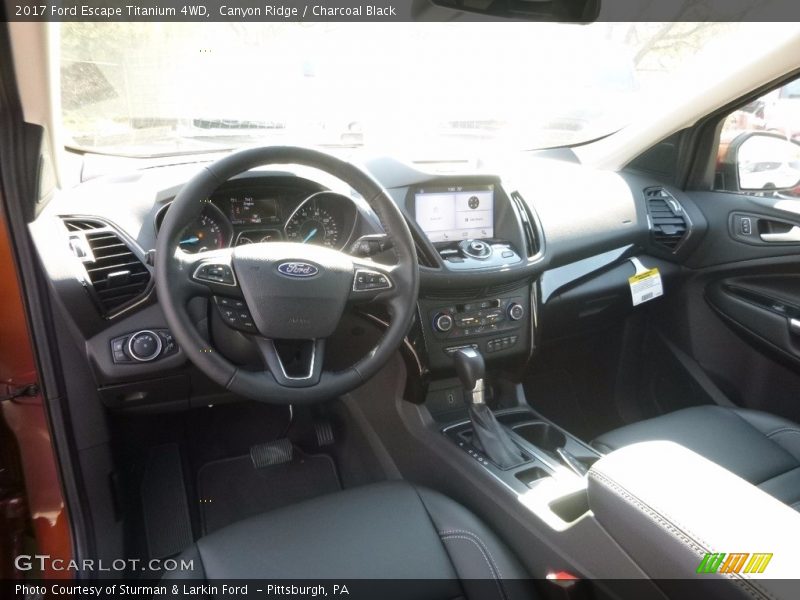 Canyon Ridge / Charcoal Black 2017 Ford Escape Titanium 4WD