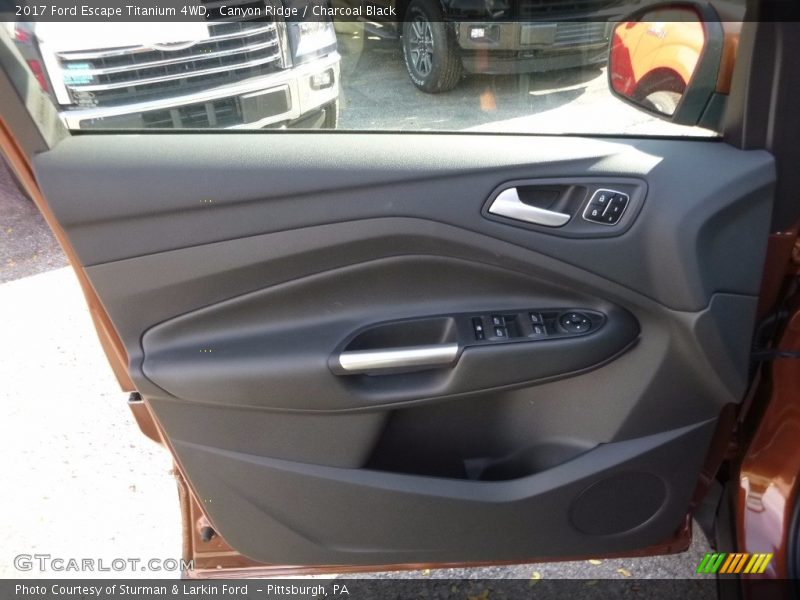 Canyon Ridge / Charcoal Black 2017 Ford Escape Titanium 4WD