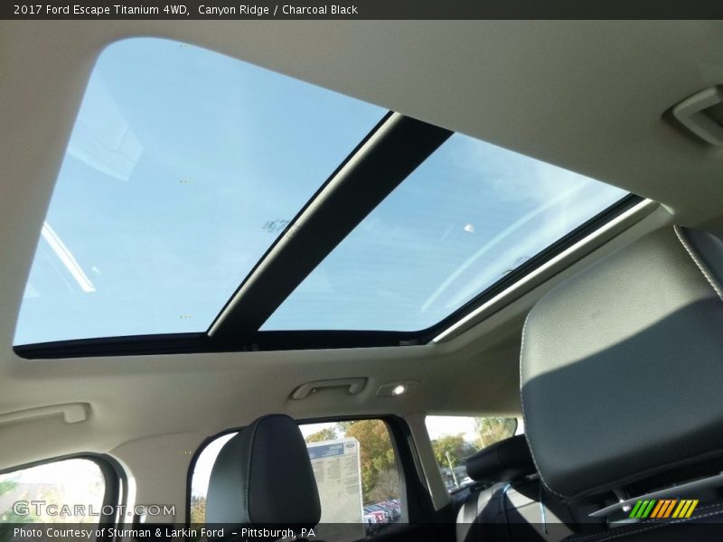 Canyon Ridge / Charcoal Black 2017 Ford Escape Titanium 4WD