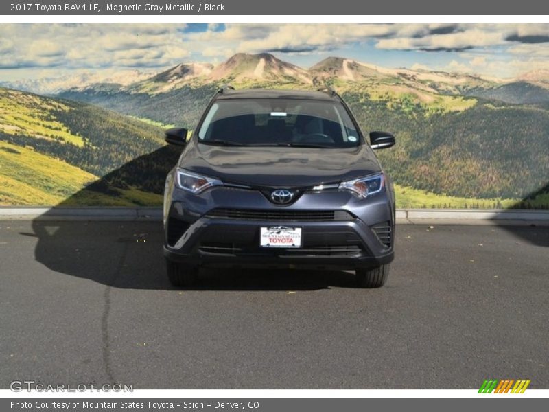 Magnetic Gray Metallic / Black 2017 Toyota RAV4 LE