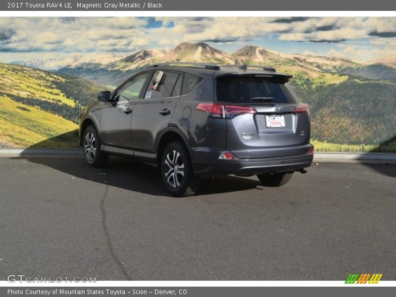 Magnetic Gray Metallic / Black 2017 Toyota RAV4 LE