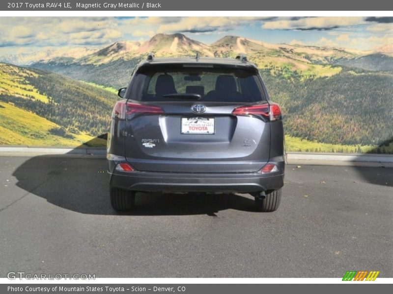 Magnetic Gray Metallic / Black 2017 Toyota RAV4 LE