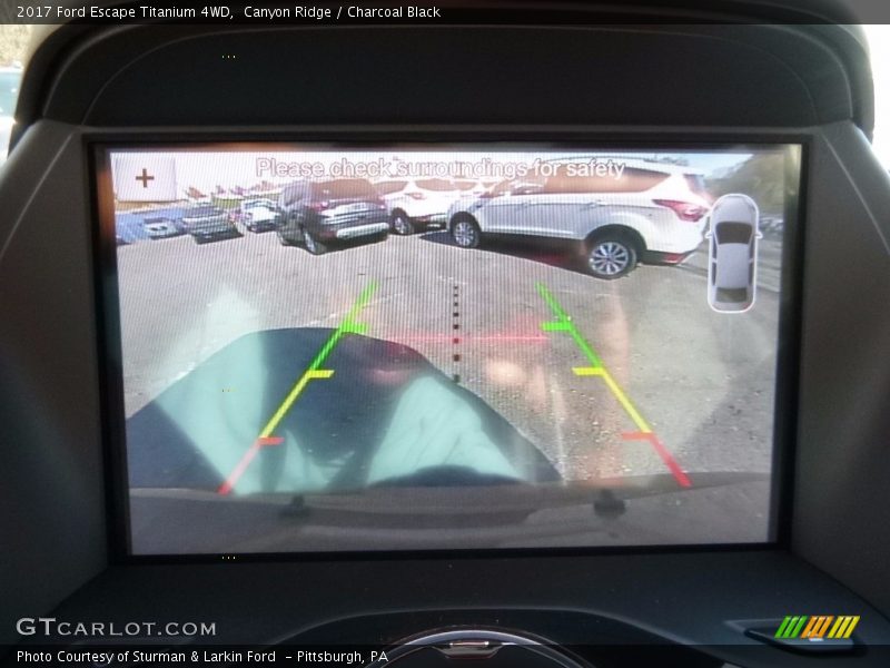 Canyon Ridge / Charcoal Black 2017 Ford Escape Titanium 4WD