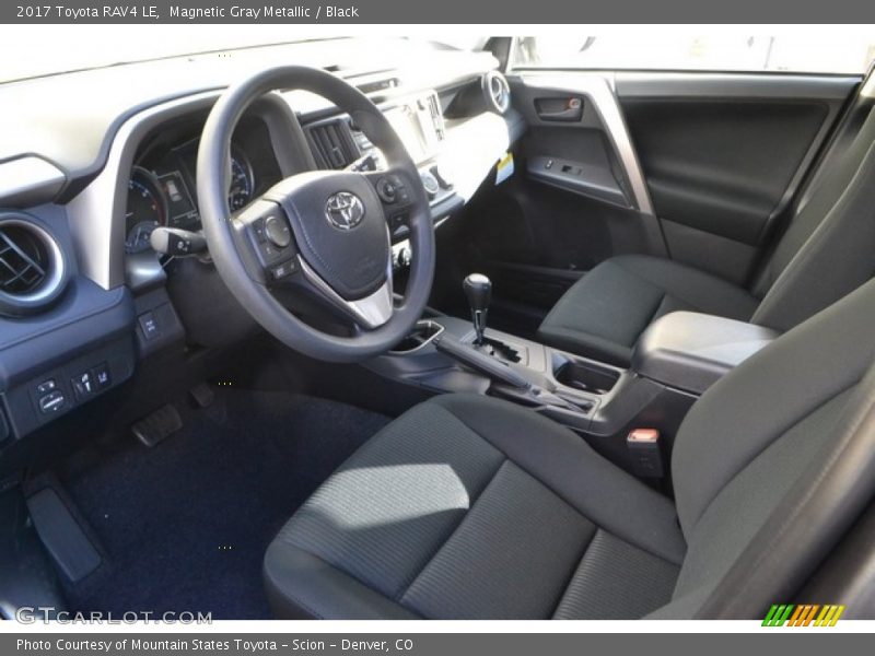 Magnetic Gray Metallic / Black 2017 Toyota RAV4 LE