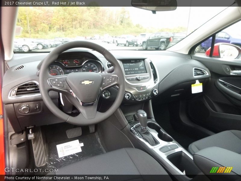 Red Hot / Jet Black 2017 Chevrolet Cruze LT