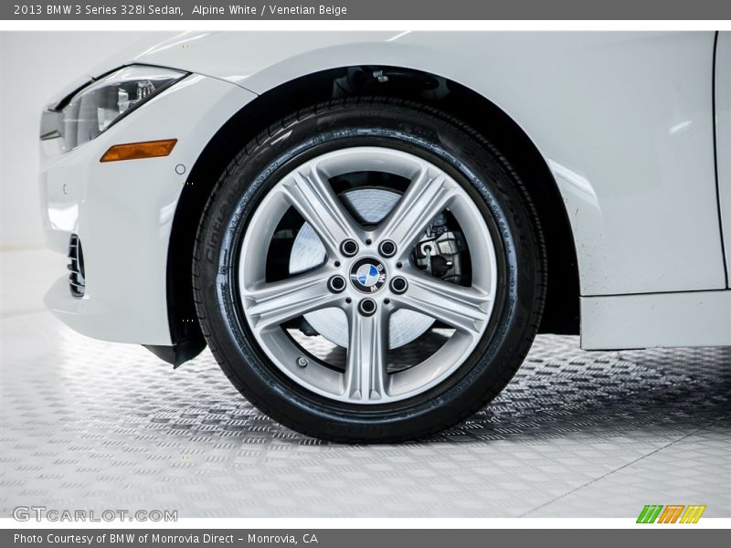 Alpine White / Venetian Beige 2013 BMW 3 Series 328i Sedan