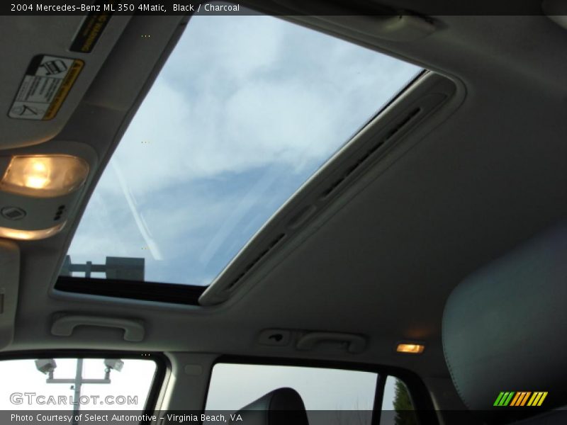 Black / Charcoal 2004 Mercedes-Benz ML 350 4Matic
