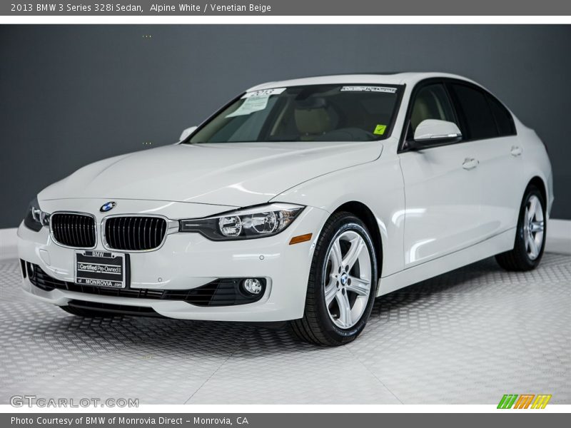 Alpine White / Venetian Beige 2013 BMW 3 Series 328i Sedan