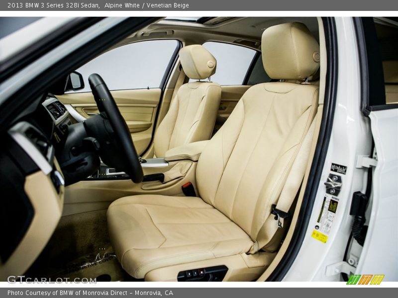 Alpine White / Venetian Beige 2013 BMW 3 Series 328i Sedan
