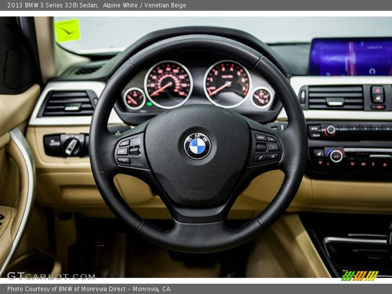 Alpine White / Venetian Beige 2013 BMW 3 Series 328i Sedan