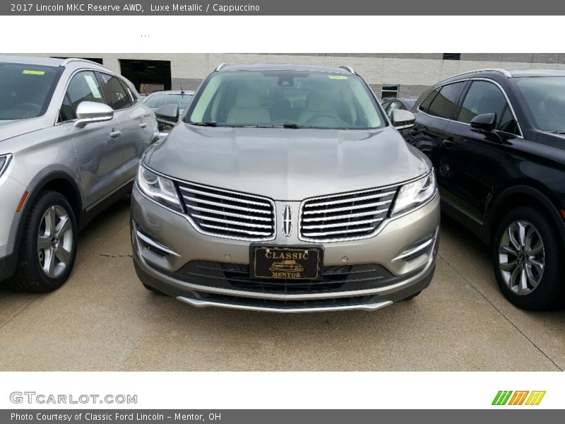 Luxe Metallic / Cappuccino 2017 Lincoln MKC Reserve AWD