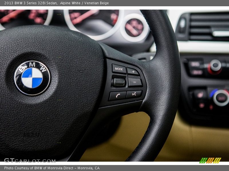 Alpine White / Venetian Beige 2013 BMW 3 Series 328i Sedan