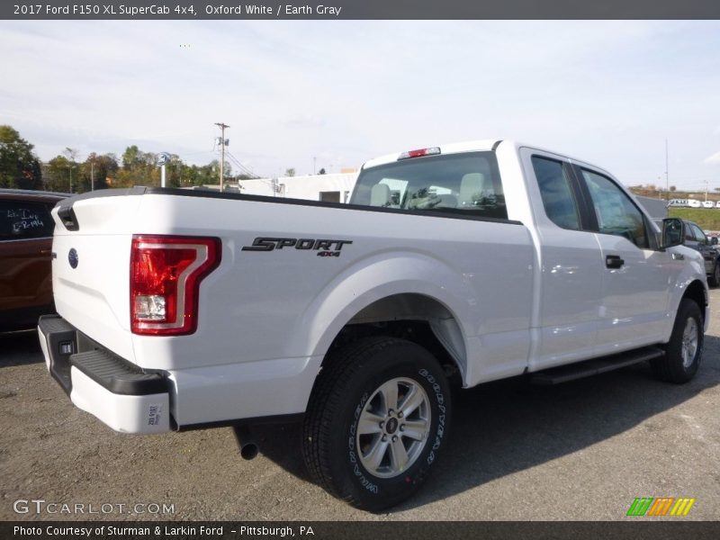 Oxford White / Earth Gray 2017 Ford F150 XL SuperCab 4x4