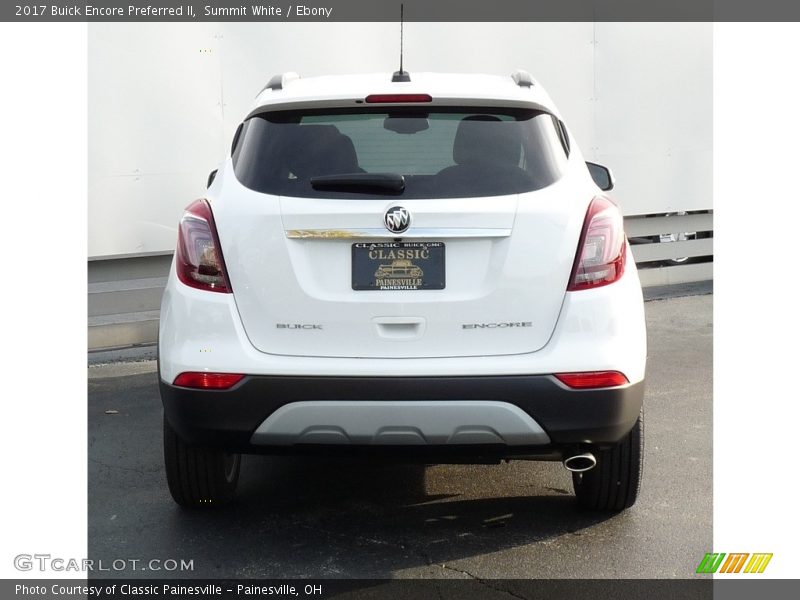 Summit White / Ebony 2017 Buick Encore Preferred II