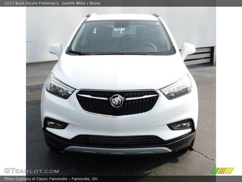 Summit White / Ebony 2017 Buick Encore Preferred II