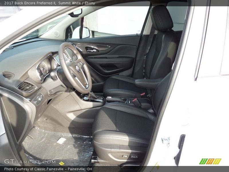 Summit White / Ebony 2017 Buick Encore Preferred II