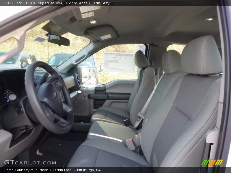  2017 F150 XL SuperCab 4x4 Earth Gray Interior