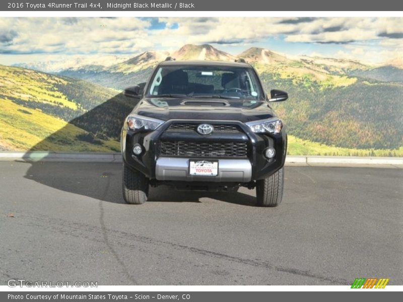 Midnight Black Metallic / Black 2016 Toyota 4Runner Trail 4x4