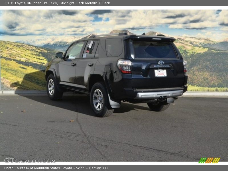 Midnight Black Metallic / Black 2016 Toyota 4Runner Trail 4x4