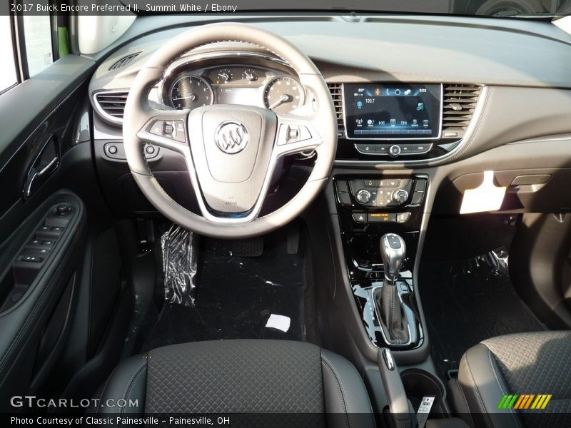 Summit White / Ebony 2017 Buick Encore Preferred II