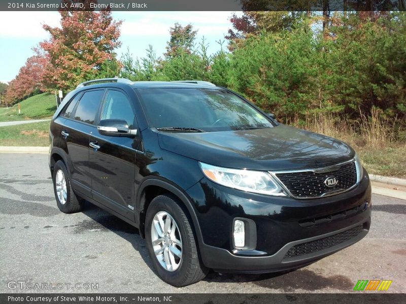 Ebony Black / Black 2014 Kia Sorento LX AWD