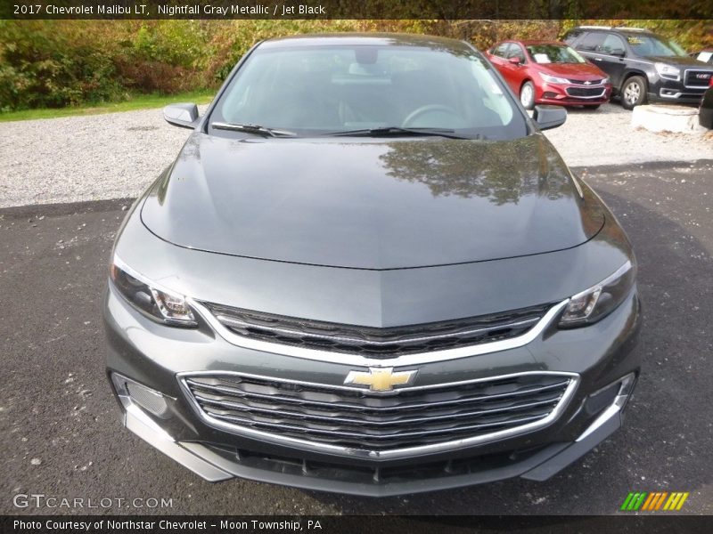 Nightfall Gray Metallic / Jet Black 2017 Chevrolet Malibu LT