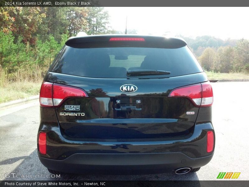 Ebony Black / Black 2014 Kia Sorento LX AWD