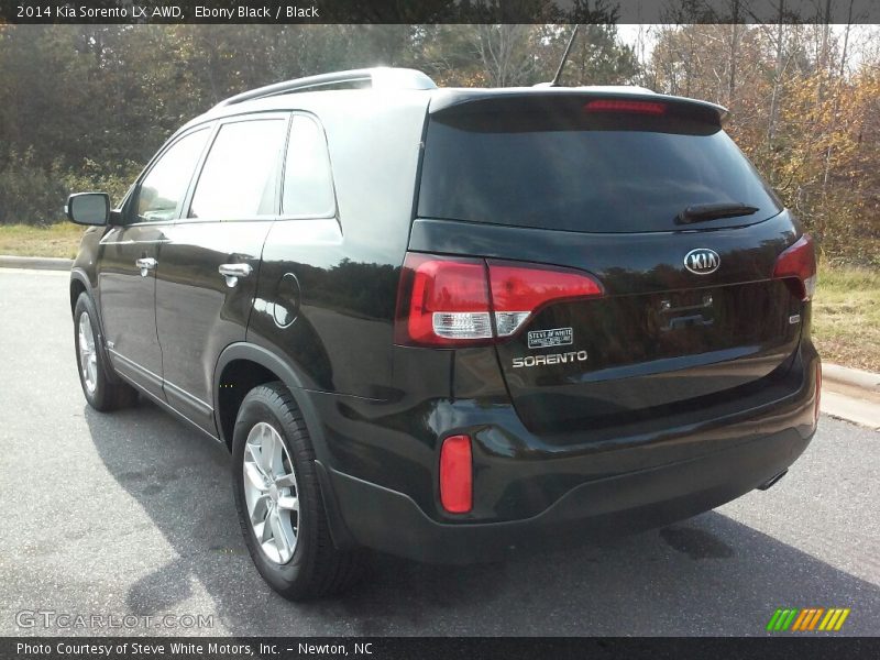 Ebony Black / Black 2014 Kia Sorento LX AWD