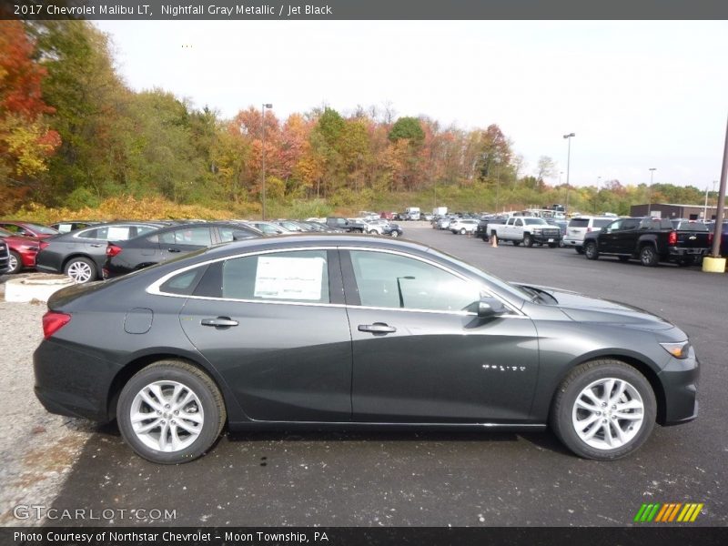 Nightfall Gray Metallic / Jet Black 2017 Chevrolet Malibu LT