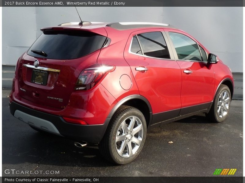 Winterberry Red Metallic / Ebony 2017 Buick Encore Essence AWD