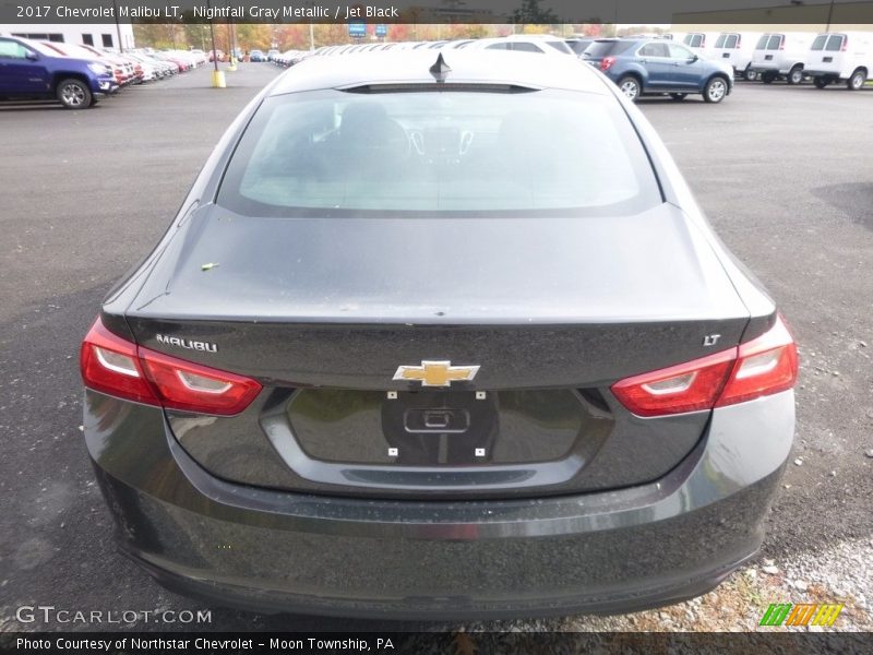 Nightfall Gray Metallic / Jet Black 2017 Chevrolet Malibu LT