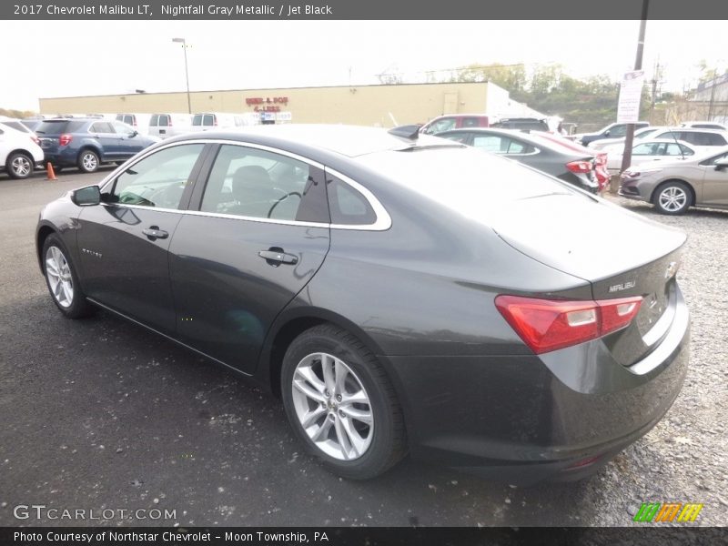Nightfall Gray Metallic / Jet Black 2017 Chevrolet Malibu LT