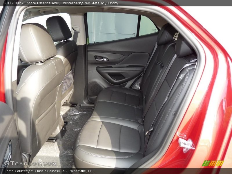 Rear Seat of 2017 Encore Essence AWD