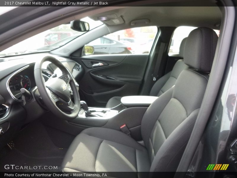 Nightfall Gray Metallic / Jet Black 2017 Chevrolet Malibu LT